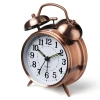Bidebuvar Nostaljik Metal Çalar Masa Saati Orta Boy
