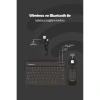 Bidebuvar Siyah Kablosuz Klavye Ve Mouse Seti