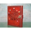 Bidebuvar Taşlı Deri Defter Model 6