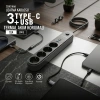 Bidebuvar Termal Akım Korumalı 4 Prizli USB Girişli Uzatma Kablosu