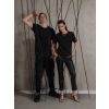 Bidebuvar Unisex Kısa Kollu Bisiklet Yaka Basic Viskon Bluz