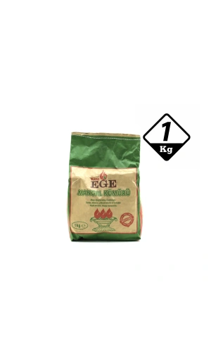 Bidebuvar 1 kg Mangal Kömürü - Çıra Hediyeli - Meşe Kömürü