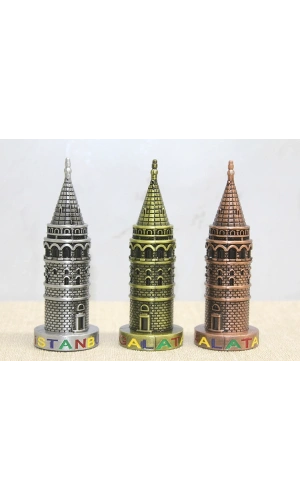 Bidebuvar 10 cm Metal Galata Kulesi