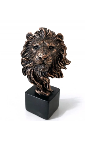 Bidebuvar 14x9 cm Polyester Aslan Büstü