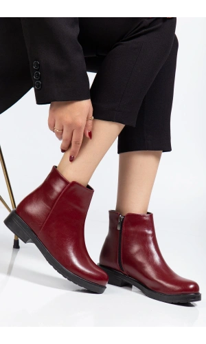 Bidebuvar 165-204 Bordo Yanki Günlük Kadın Bot