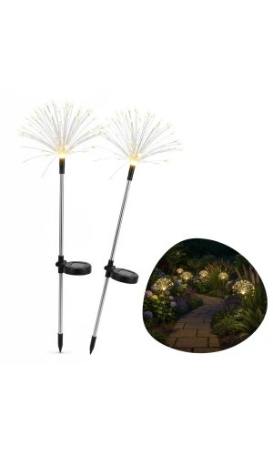 Bidebuvar 2 Adet Saçak Model Sensörlü Solar Bahçe Lambası