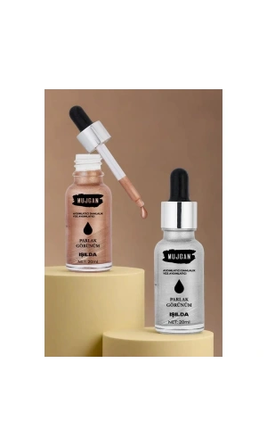 Bidebuvar 2li Damlalık Şişeli Likit Aydınlatıcı Highlighter Seti