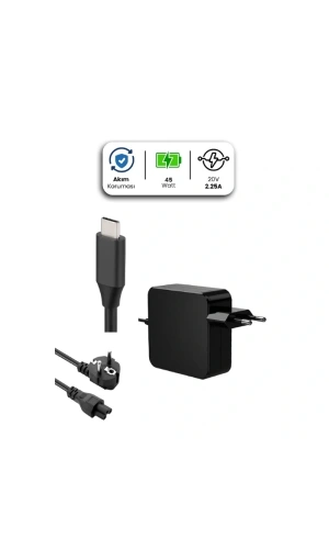 Bidebuvar 20V 2.25A TYPE-C 45W LENOVO İçin Laptop Adaptör