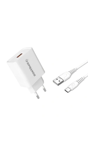 Bidebuvar 22W USB-A Başlık - Type-C Data Ve Şarj USB Kablosu