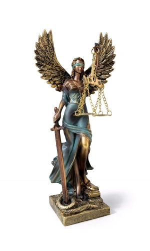 Bidebuvar 24x7 cm Polyester Kanatlı Adalet Biblosu