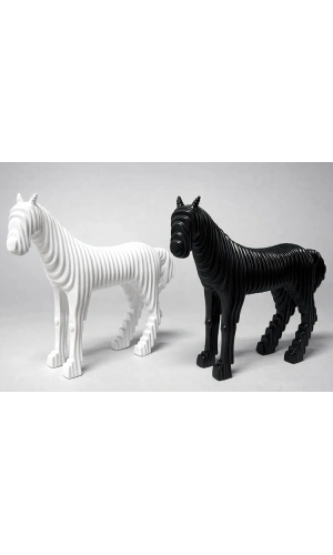 Bidebuvar 28x27 cm Özel Tasarım Polyester At Figürü