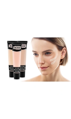 Bidebuvar 3lü Derma Porselen Makyaj Tüp Kapatıcı Seti