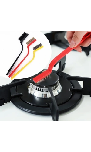 Bidebuvar 3 Parça Tel Fırça Detaylı Temizlik Seti