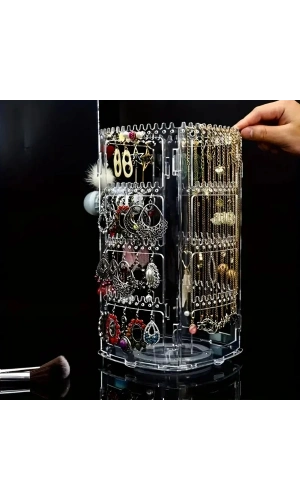 Bidebuvar 360° Dönebilen Takı Organizeri