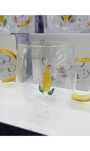 Bidebuvar 3D Mısır Figürlü Kupa Bardak