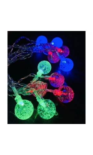 Bidebuvar 3m 20 Led Kristal Top RGB Pilli