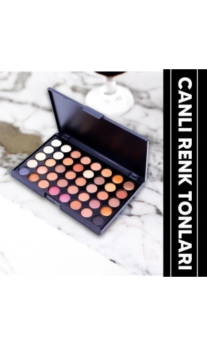 Bidebuvar 40lı Mat Sedefli Far Paleti