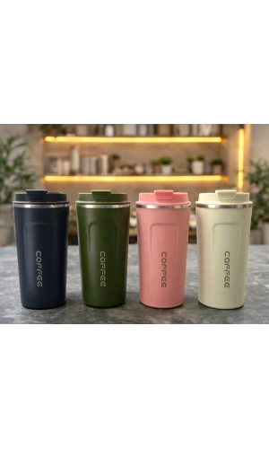 Bidebuvar 480 ml Paslanmaz Çelik Termos Mug Bardak