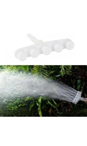 Bidebuvar 5 Kafalı Sulama Başlığı Yüksek Basınçlı Hortum Aparatı