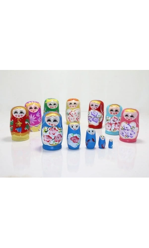 Bidebuvar 5Li Ahşap Matruşka