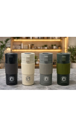 Bidebuvar 500 ml Paslanmaz Çelik Dereceli Termos Mug Bardak