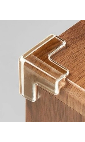 Bidebuvar 8li Set Silikon Şeffaf Masa Kenarı Koruma Aparatı