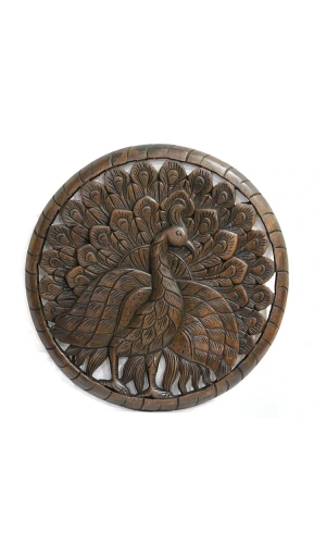 Bidebuvar Ahşap Duvara Asmalı El Oyması Pano