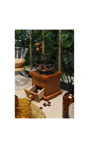 Bidebuvar Ahşap Kahve Değirmeni