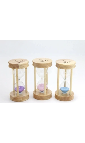 Bidebuvar Ahşap Kum Saati 5 DK