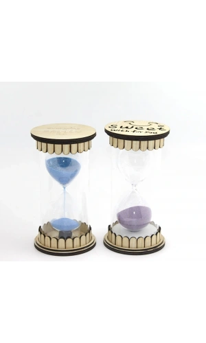 Bidebuvar Ahşap Kum Saati Model 2