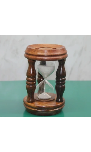 Bidebuvar Ahşap Kum Saati Model 6