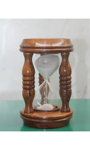 Bidebuvar Ahşap Kum Saati Model 7