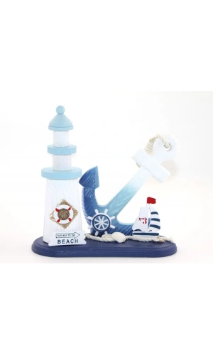 Bidebuvar Ahşap Marin Çapalı Deniz Feneri