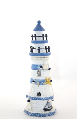 Bidebuvar Ahşap Marin Deniz Feneri Model 8