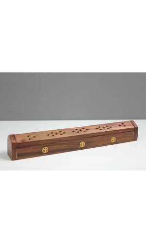 Bidebuvar Ahşap Maun Tabut Tütsülük Model 2