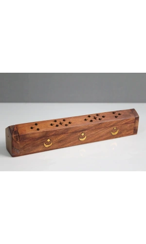 Bidebuvar Ahşap Maun Tabut Tütsülük Model 3