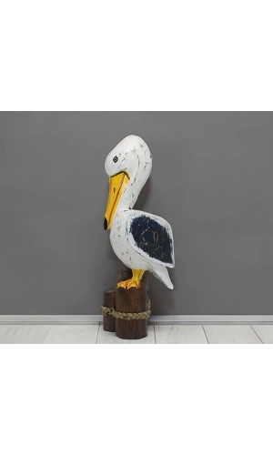 Bidebuvar Ahşap Pelikan 50 Cm