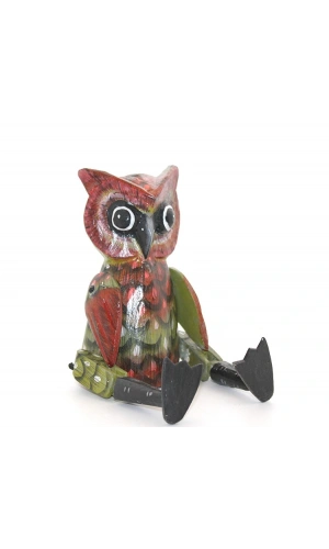 Bidebuvar Ahşap Sallanan Baykuş