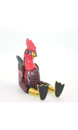 Bidebuvar Ahşap Sallanan Hayvan Figürü Model 1