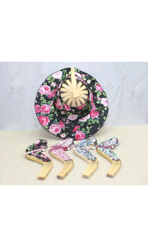 Bidebuvar Ahşap Şapkalı Yelpaze