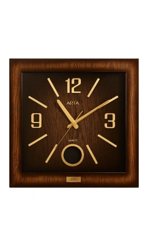 Bidebuvar Ahşap Tasarımlı Duvar Saati