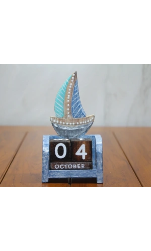 Bidebuvar Ahşap Yelken Takvim