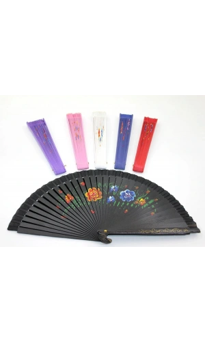 Bidebuvar Ahşap Yelpaze Çift Taraflı