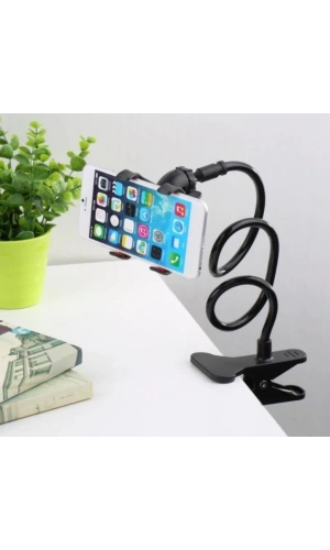 Bidebuvar Akrobat Telefon Tutucu Oynar Başlıklı (SİYAH) (KUTUSUZ)