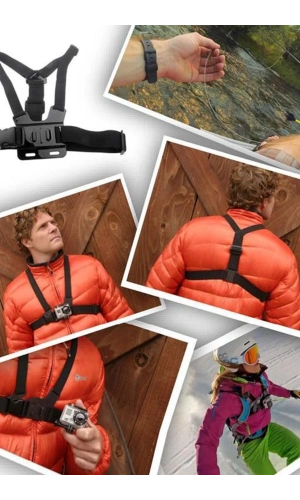 Bidebuvar Aksiyon Kamerası Göğüse Sabitleme Kemeri