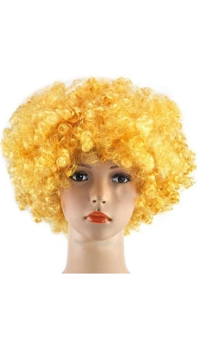 Bidebuvar altın renk bonus peruk