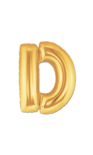 Bidebuvar Altın Sarısı Folyo Harf Balon 1 Metre