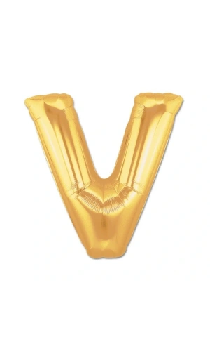 Bidebuvar Altın Sarısı Folyo Harf Balon 1 Metre