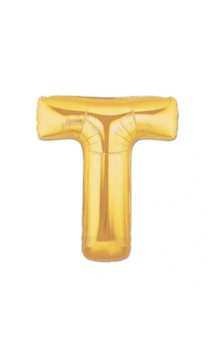 Bidebuvar Altın Sarısı Folyo Harf Balon 1 Metre