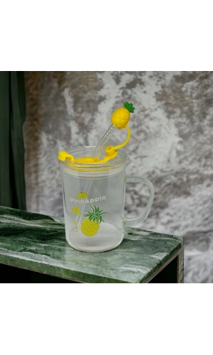 Bidebuvar Ananas Tasarımlı Kupa Bardak